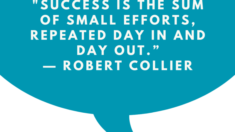 Consistency and Dedication: A Pathway to Success