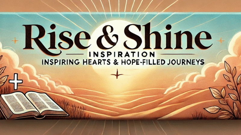 🎧 Rise and Shine Inspiration – Start Your Day with Strength, Scripture, and Spirit