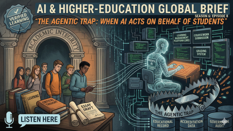 Podcast: Season 6: Episode 8 – The Agentic Trap: When AI Acts on Behalf of Students