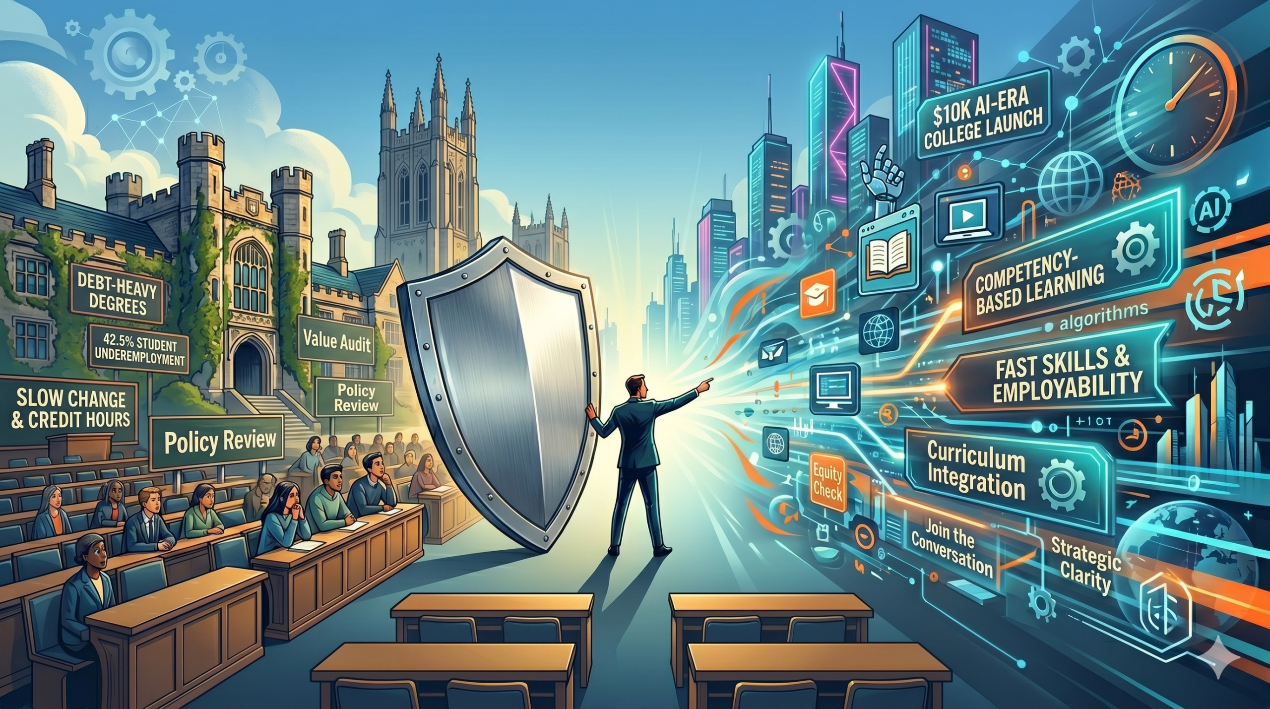 AI & Higher Education Global Brief: Strategic Clarity — When Competitive Disruption Forces Higher Education to Define Its Value