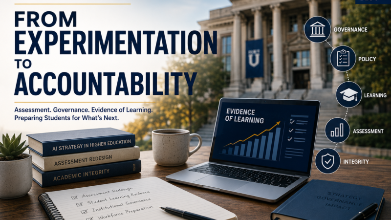 AI & Higher Education Global Brief: From Experimentation to Accountability