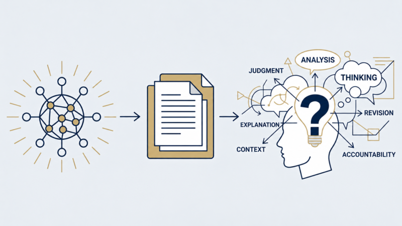 AI Can Write the Paper. Can the Student Defend the Thinking?